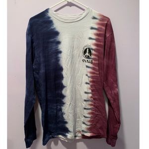 Vans tie dye long sleeve t-shirt